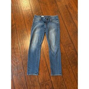 Gap Jeans Womens Blue Denim Always Skinny Low Rise Medium Wash Retro